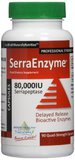 Serrapeptase Enzyme 90 Caps 80,000IU x 6 bottles 